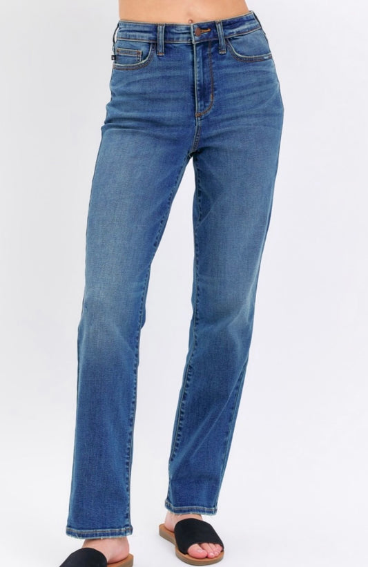 Judy Blue High Waisted Straight Fit Jeans - 8601