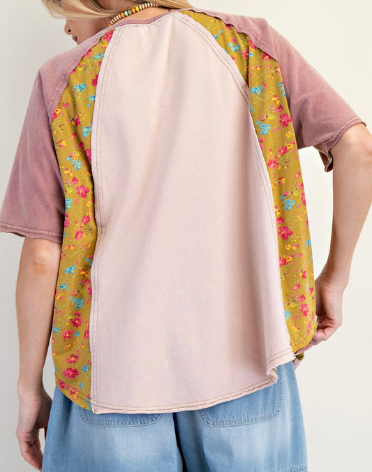 Heart Patch Mix & Match Mineral Wash Top