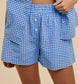 Gingham Woven Boxer Shorts