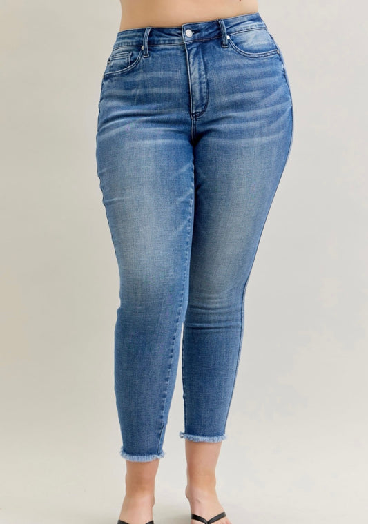 Judy Blue High Waisted Skinny Fit Jeans Plus - 88990