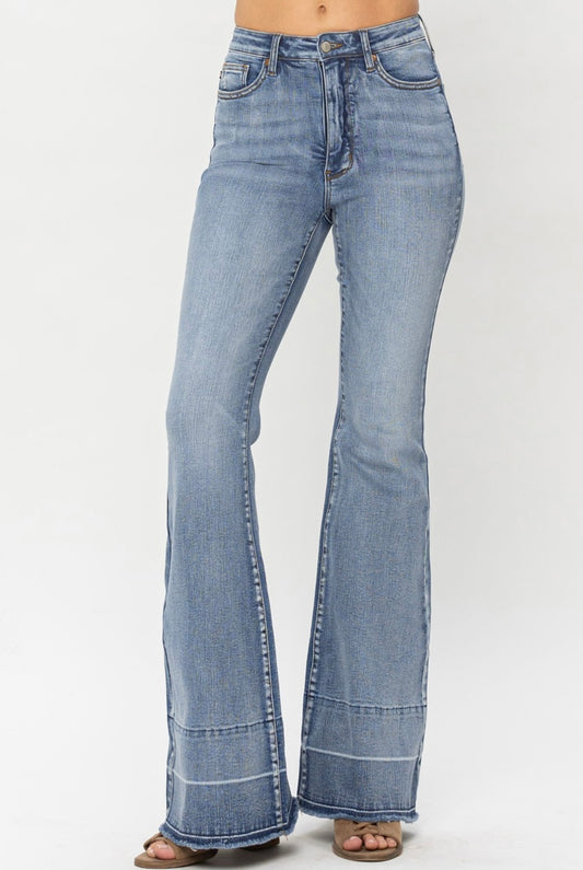 Judy Blue High Waisted Tummy Control Flare Jeans