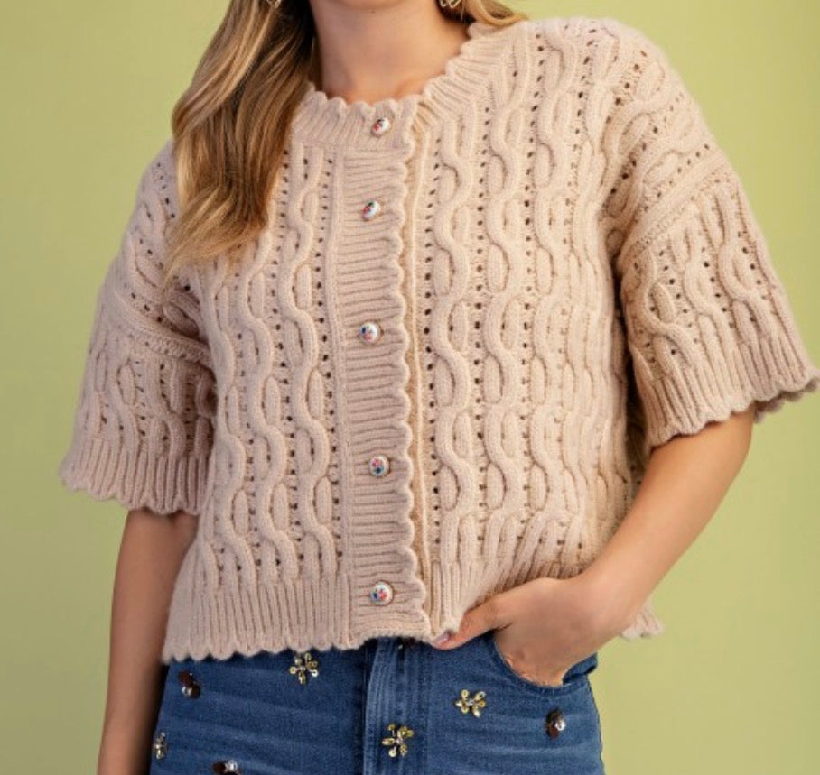 Buttercream Bauble Cardigan