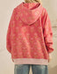 Coral Floral Printed Hoodie