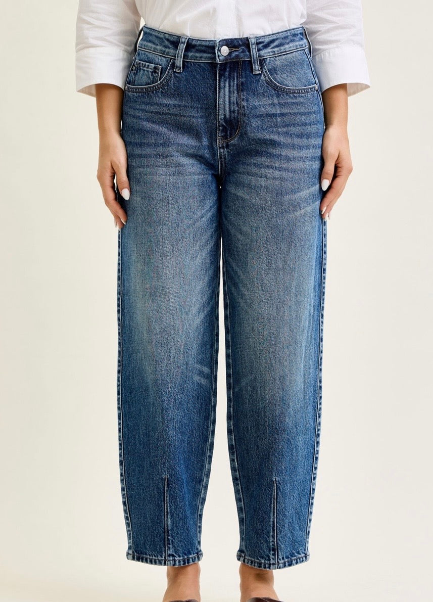 Judy Blue High Waisted R.M. Barrel Jeans - 881152