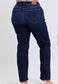 Judy Blue High Waisted Dark Straight Fit Jeans Plus Size - 82627