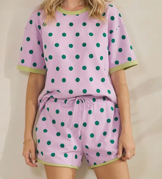 Relaxed Polka Dot Set