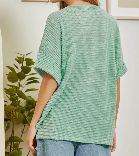 Plus Size Lightweight Knit Top