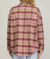 Plaid Shacket With Front & Side Pockets