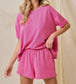Everyday Comfy Ribbed Shorts Set