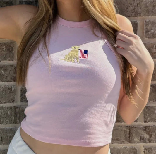 Golden Patriot Tank Top