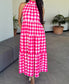 Poolside Picnic Gingham Dress