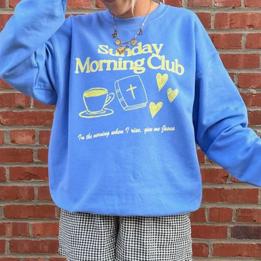 Sunday Morning Club Sweatshirt