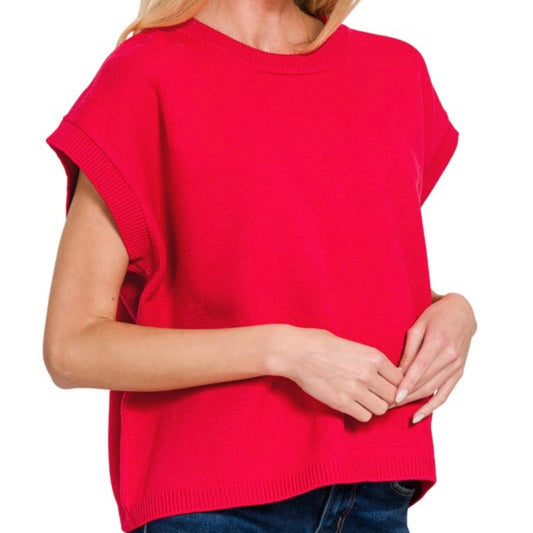 Oversized Viscose Sweater Top