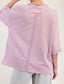 Flower Patch Mineral Washed Half Sleeve Top