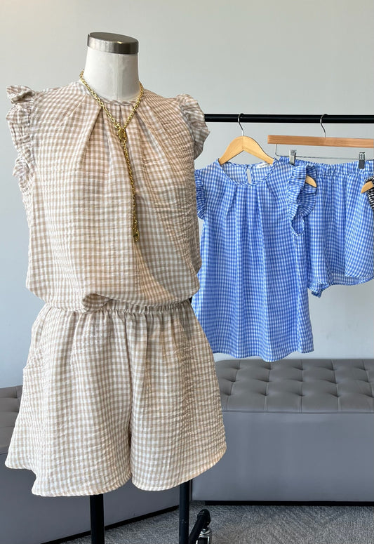 Sunday Brunch Gingham Set