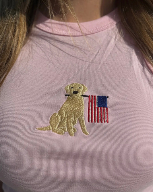 Golden Patriot Tank Top