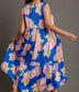 Blue Magnolia Maxi Dress