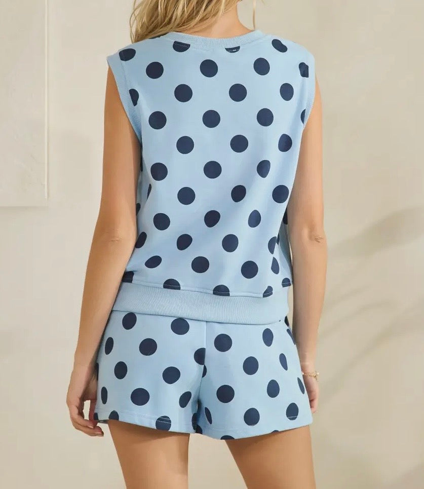 Coastal Polka Dot Set