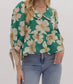 Fresh Daisy Peplum Top