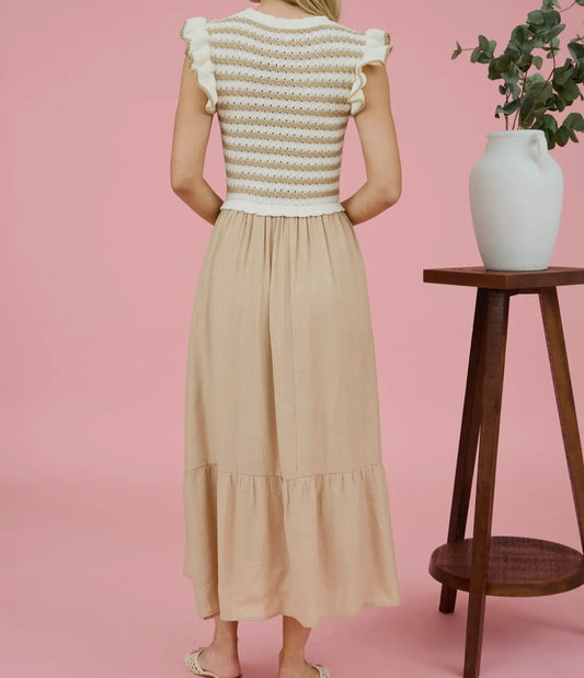 Vanilla Latte Midi Dress