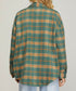 Plaid Shacket With Front & Side Pockets