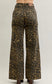 Judy Blue Leopard Retro Wide Jeans