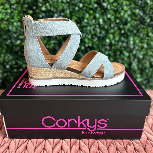 Corkys Double Dutch Denim Sandals