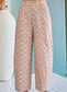 Polka Dot Wide Leg Pants