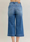 Judy Blue Mid Rise Wide Leg Cropped Jeans - 881006