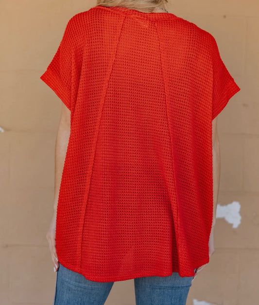 Plus Size Round Neck Knit Top