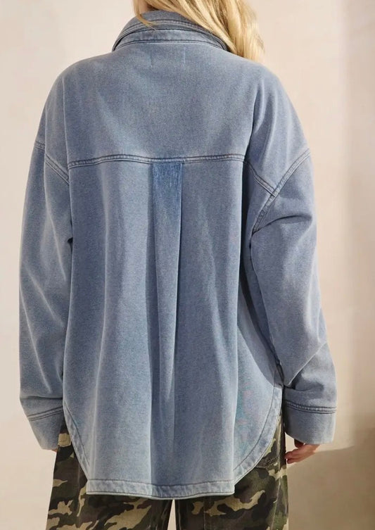 Boyfriend Fit Denim Jacket