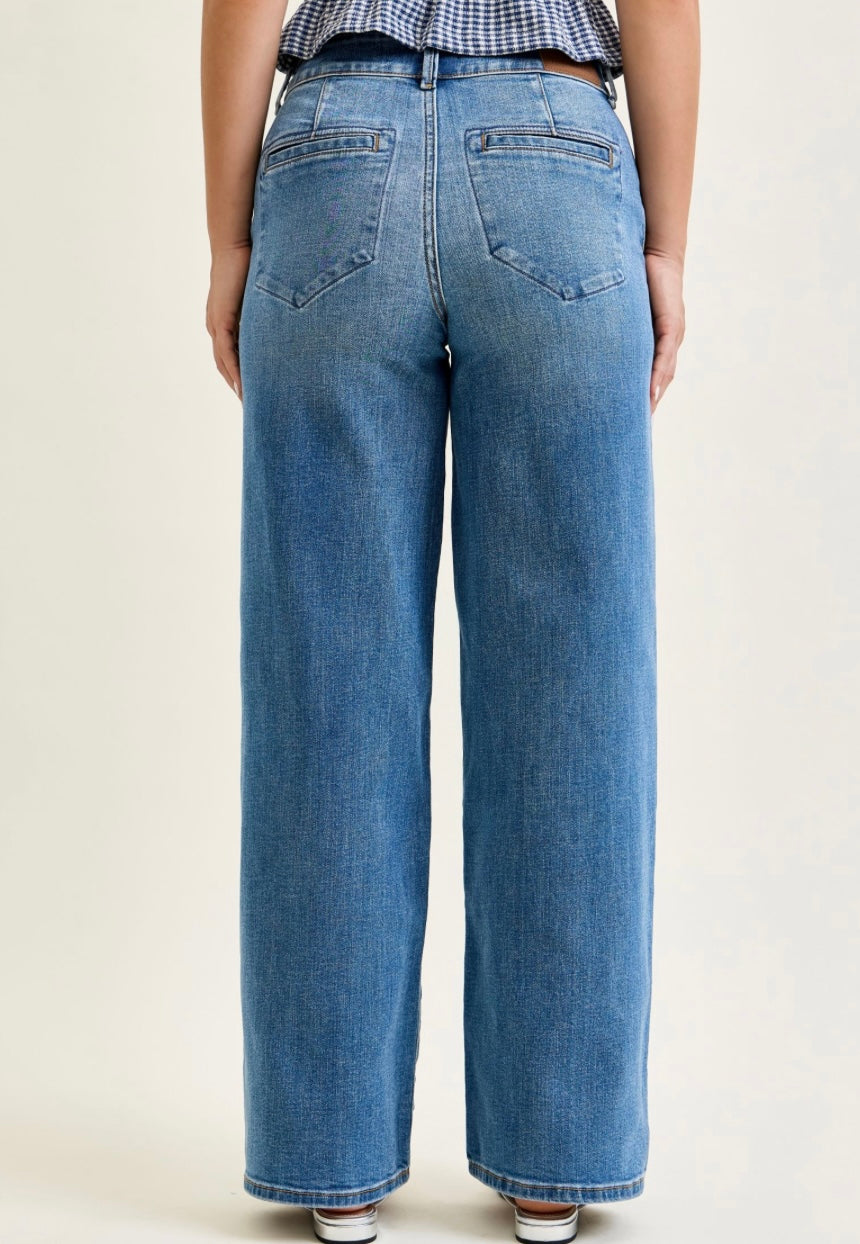 Judy Blue High Waisted Trouser Jeans - 82696