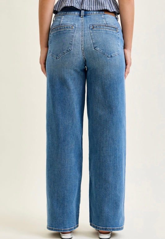 Judy Blue High Waisted Trouser Jeans - 82696