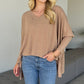 V-Neck Dolman Long Sleeve Top