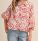 Sunset Paisley Top