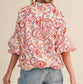 Sunset Paisley Top