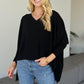 V-Neck Dolman Long Sleeve Top
