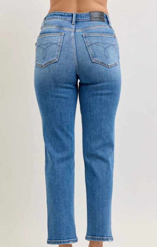 Judy Blue High Waisted Ankle Straight Jeans - 82714