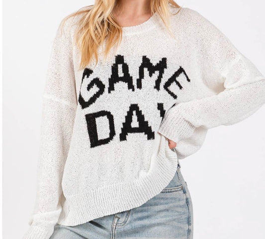 Game Day Knit Sweater