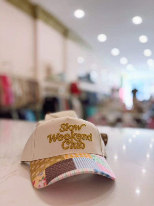 Slow Weekend Club Trucker Hat