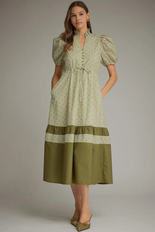 Sweet Sage Midi Dress
