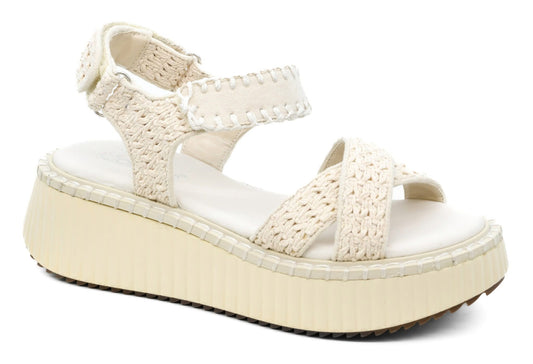 Corkys Total Catch White Sandals