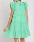 Clover Patch Tiered Mini Dress