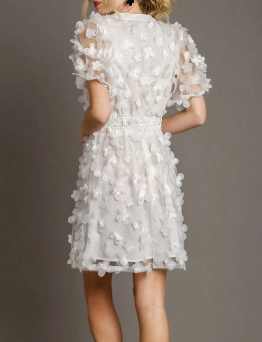 Floating Petals Mini Dress