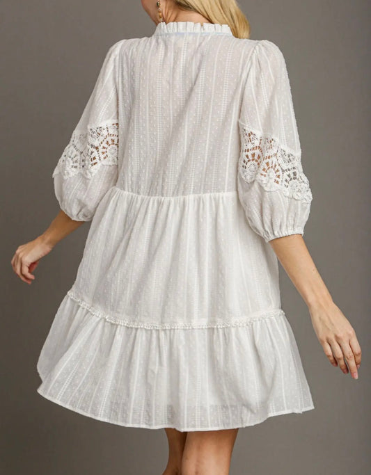 The Daybreak Lace Mini Dress