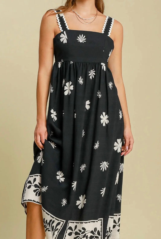 Black Sands Midi Dress