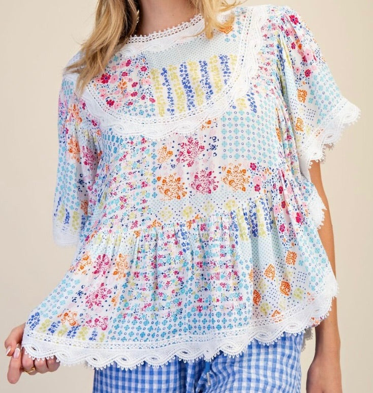 Patchwork Keepsake Top