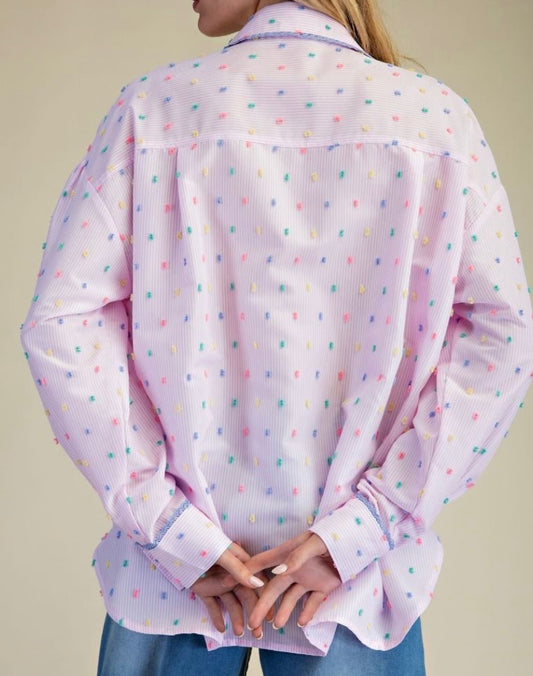 It's My Party Oversized Top