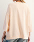 Rebel Heart Patchwork Oversized Top