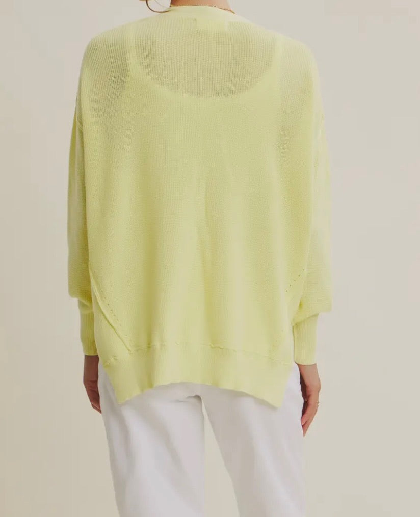 Limoncello Knit Cardigan